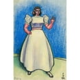 thumbnail image 2 of Karl Wiener 13x18 Black Ornate Wood Framed Double Matted Museum Art Print Titled - Spring (1942), 2 of 5