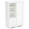 South Shore Angel Armoire with Drawers, White