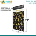 thumbnail image 2 of Shop4Mailers 10 x 13 Christmas Tree Black and Gold Holiday Poly Bag Mailer Envelopes 2 Mil (100 Pack, Gold Tree), 2 of 6