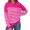 Hot Pink, variant on HCURIBAD Striped Sweatshirt Women Sweatshirts for Women Crewneck Long Sleeve Striped Tops Lightweight Fashion 2024 Long Sleeve Sweatshirt Oversized Shirt Crewneck Sweatshirt Army Green L