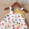 thumbnail image 2 of Vedolay Shorts Tracksuit Girl's 2 Piece Outfit Tie Knot Tank Tops and Striped Paperbag Waist Shorts Set,Yellow 18-24 Months, 2 of 5