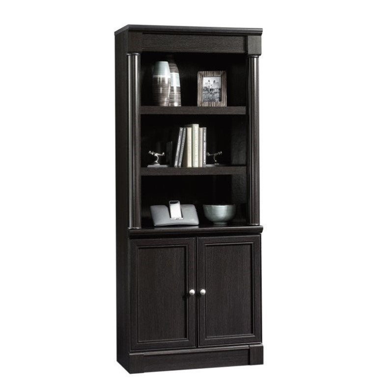 Sauder Palladia 3 Shelf Bookcase in Wind Oak