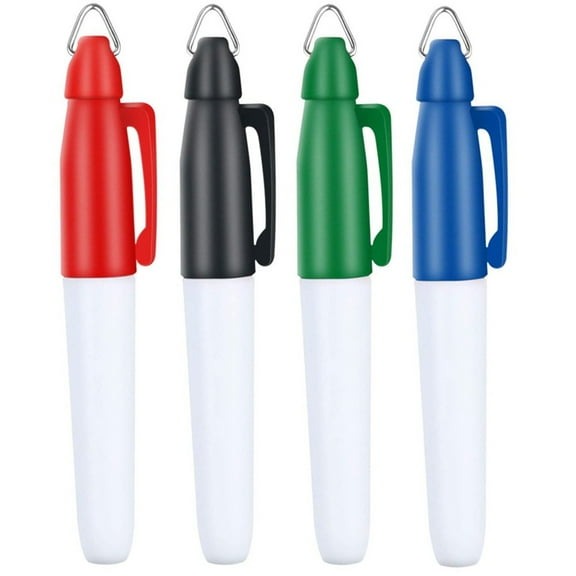 Golf Ball Liner Marker Pen Drawing 90X12Mm Alignment Fadeless Golf Ball Liner Markers Pen Small Size With Hang Hook Blue Fangkenuo