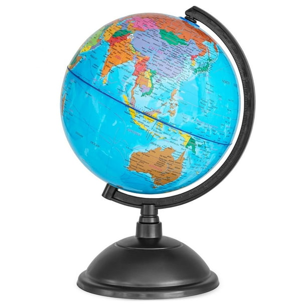 World Globe for Kids - 8 Inch Globe of World Perfect Spinning