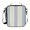 Multicolor, variant on Blue Beige Vertical Stripes Insulated Lunch Bag Reusable Lunch Box Lunch Container with Straps