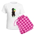 thumbnail image 5 of CafePress - Lab With Irish Flag Women's Light Pajamas - Women's Short Sleeve Print T-Shirt and Pants Light Cotton Pajama Set, 5 of 7