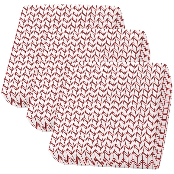 Couch Cushion Covers Pink Geometric Waves Sofa Cushion Cover Stretch Seat Covers Abstract Stripes Sofa Slipcovers Soft Furniture Protector for Sectional Sofas Living Room Small-3 Pieces