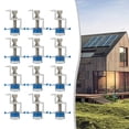 thumbnail image 4 of SPRING Solar Panel Bracket 12Pcs Aluminium Alloy End /Middle Clip Fixture For Mounting Rail Strong Connection Druable 35mm end clip, 4 of 9
