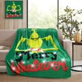 thumbnail image 2 of Christmas Throw Blanket Christmas Blanket Merry Christmas Blanket 60\u201dx50 Throw Fleece Blanket in Home Bed Sofa Chairs Dorm, 2 of 6