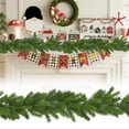 thumbnail image 2 of SUSHANG Green Festive Christmas Vine, Reusable & Flexible Versatile Garland for Wreath Embellishment, Door Hanging, Stair Handrail and Hotel Mall Showcase Scene Decoration, 2 of 9