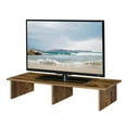 thumbnail image 3 of Pemberly Row Mid-Century Large TV/Monitor Riser in Nutmeg Wood Finish, 3 of 5
