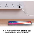 thumbnail image 2 of WBM Power Strip With Extension Cord 5.9 ft, 10A Flat Multi Outlet Extender with 2 USB Ports and 1 Type C Plug - 2 Pcs, 2 of 8