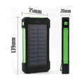 thumbnail image 2 of 50000mAh Portable Outdoor Waterproof Solar Power Bank Camping External Battery Packs with Dual-USB, 2 of 6