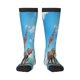 thumbnail image 1 of Fotbe Elephant Giraffe Calcetas Divertidas Estampadas para Hombre y Mujer, Calcetas de Algodón hasta la Rodilla para Caminar, Correr, Enfermería y Embarazo, 1 of 6