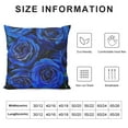 thumbnail image 5 of PHYHOO Throw Pillow Covers, Blue Black Rose Floral Pillow Covers, Digital Printed Cushion Cases, Romantic Bedroom Decor Decorative Pillow Covers Valentine's Day Gift, 5 of 5