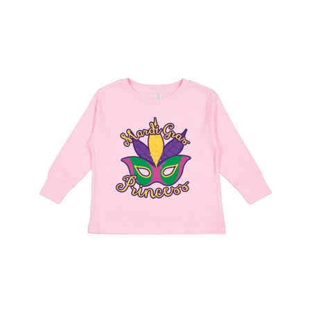 

Inktastic Mardi Gras Princess Gift Toddler Toddler Girl Long Sleeve T-Shirt