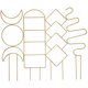 thumbnail image 5 of Hytrove 4Ud Estructura De Hierro Dorado Para Plantas Trepadoras En Macetas Y Jardín Decorativo, 5 of 7