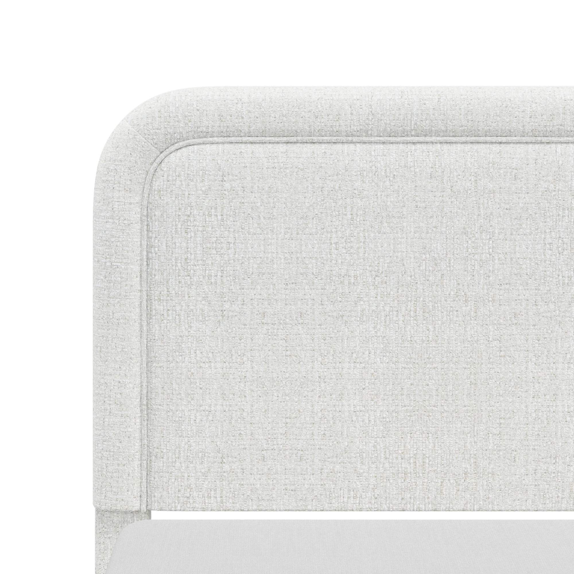 Better Homes & Gardens Juliet King Boucle Platform Bed, Ivory