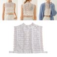 thumbnail image 2 of Camisola Camiseta Sin Mangas Sexy Mujer Dama Encaje Halter Gasa Cuello Crochet Sunnimix Camiseta sin mangas sin mangas de mujer sexy, 2 of 8