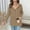 w93# Coffee83, variant on Womens Cardigan Open Front Casual Hooded Long Sleeve Solid Color Plus Size Zip Up Jacket Autumn Winter Wool Coat Warm Outwear,Black,L