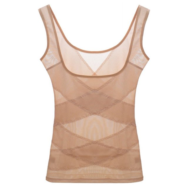 Chaleco moldeador para mujer, ultrafino, pecho, abdomen, tinte, cintura, sin costuras, cuello en U, cruzado, corsé posparto, ropa interior para mujer