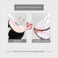 thumbnail image 3 of Silk Eye Sleep Mask Adjustable Strap, Comfortable & Soft Eye Mask Satin Eye Mask, Blindfold Eyeshade for Men & Women for A Full Night's Sleep (Pink Go, 3 of 5