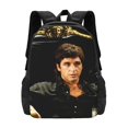 thumbnail image 6 of Scarface Backpack, 3d Printed Laptop Backpack, Water Resistant Computer Backpack, 16.5x12.5x5.5 Inch, 6 of 9