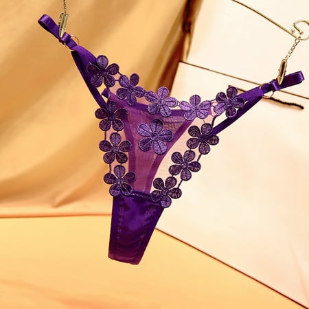 

eczipvz Plus Size Lingerie Women s Plus Size Soire Confidence Extended Classic Thong Purple