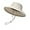 Beige, variant on Sun Hats for Women Gardening Hat Wide Brim Ponytail Beach Sun Protection Breathable Cotton Summer Hat with Fold-Up Brim