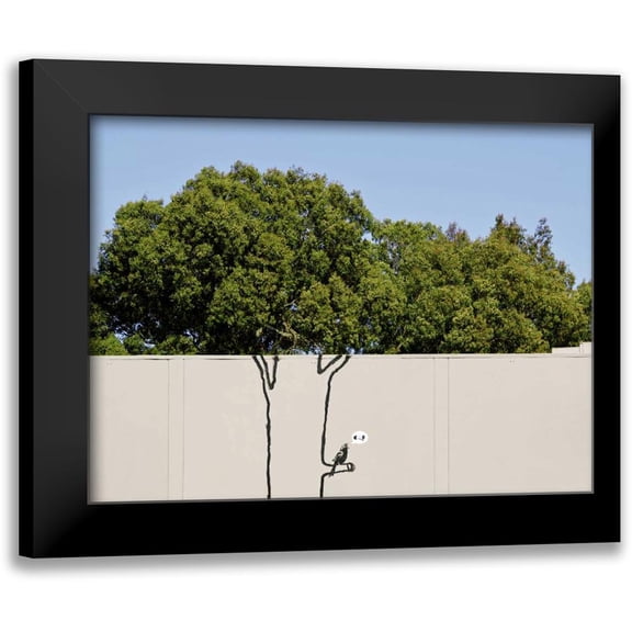 Anonymous (attributed to Banksy) 14x12 Black Modern Framed Museum Art Print Titled - Near 14th Street, San Francisco (graffiti attributed to Banksy)