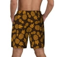 thumbnail image 4 of Gaeub Colorful Pineapple Mens Swim Trunks Stretch Beach Shorts Quick Dry for Men Swim Shorts Swimwear with Pockets- XX-Large, 4 of 9