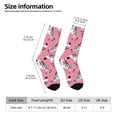 thumbnail image 2 of Fotbe Cute Cartoon Zebra Calcetas Largas con Estampado para Hombre y Mujer – Calcetas de Compresión Transpirables y Elásticas, Viajar y Uso Diario Talla 5-11, 2 of 6