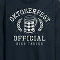 thumbnail image 3 of Instant Message - Oktoberfest Official Bier Taster - Men's Long Sleeve T-Shirt, 3 of 6