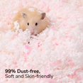 thumbnail image 2 of tafit Ropa de cama para hámster de papel natural suave, sin polvo, con control de olores, fuerte absorción, 36 litros, para hámster, cobaya, conejo, chinchilla, rata, ratones, animales pequeños (blanc, 2 of 5