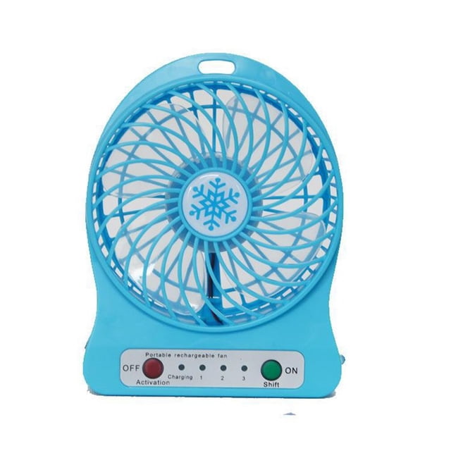 Miniventilador de mano para exteriores, ventilador eléctrico multifuncional con batería de litio, sin batería, copo de nieve, 2022 Fivean unisex