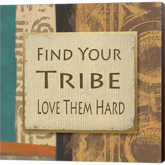 Great Art Now Tribe I by Alonzo Saunders, Canvas Wall Art, 12W x 12H