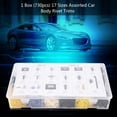 thumbnail image 2 of 730pcs 17 Sizes Assorted Car Body Push Pin Rivet Trim Bumper Fixed Clamp Push Type Retainers, 2 of 5