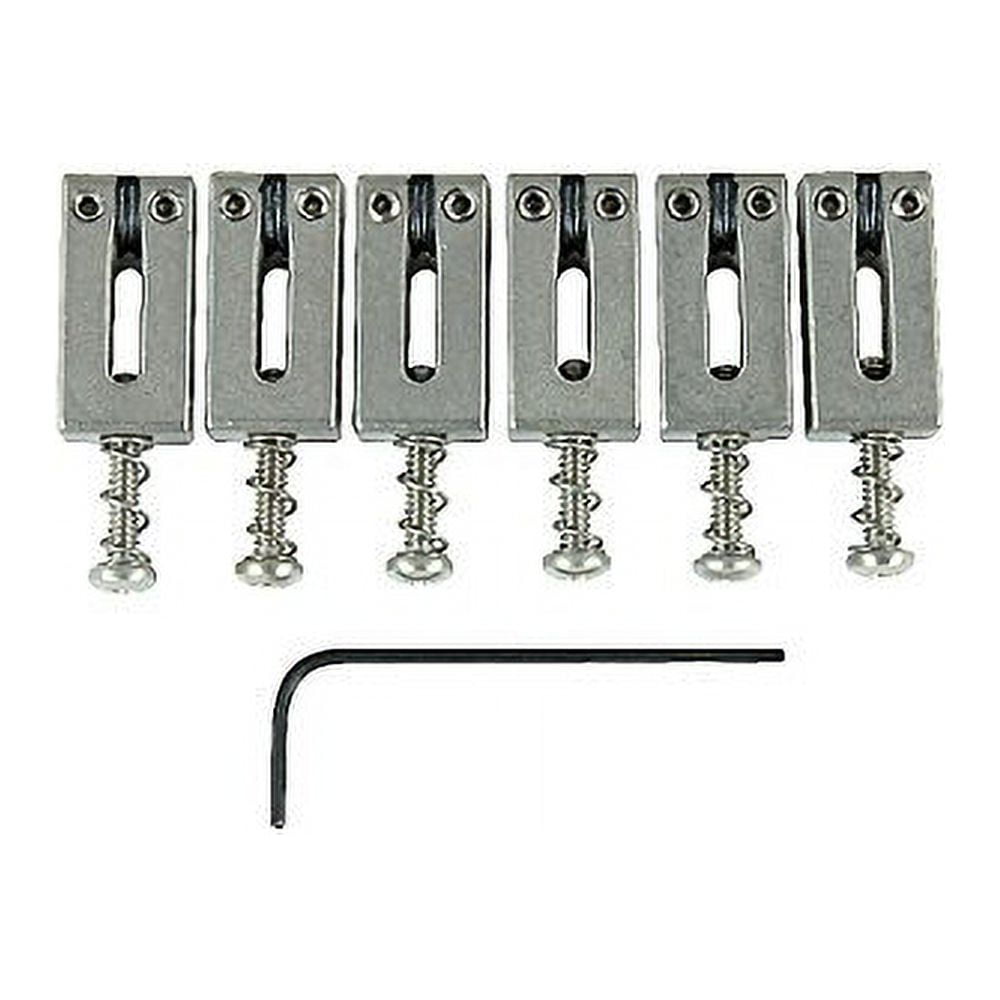 Graph Tech String Saver Classics Strat & Tele 2-1/16" Spacing Brushed Steel