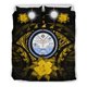 thumbnail image 1 of Juego de cama Hibiscus Amarillo Isla Marshall, 1 of 7
