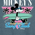 thumbnail image 3 of Disney - Mickey & Friends - Mickey's Surf Club - Miami Retro Colors - Women's Racerback Tank Top, 3 of 5