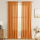 thumbnail image 1 of Cortinas Guken de lino naranja, 213 x 213 cm, para sala de estar y dormitorio, 1 of 7