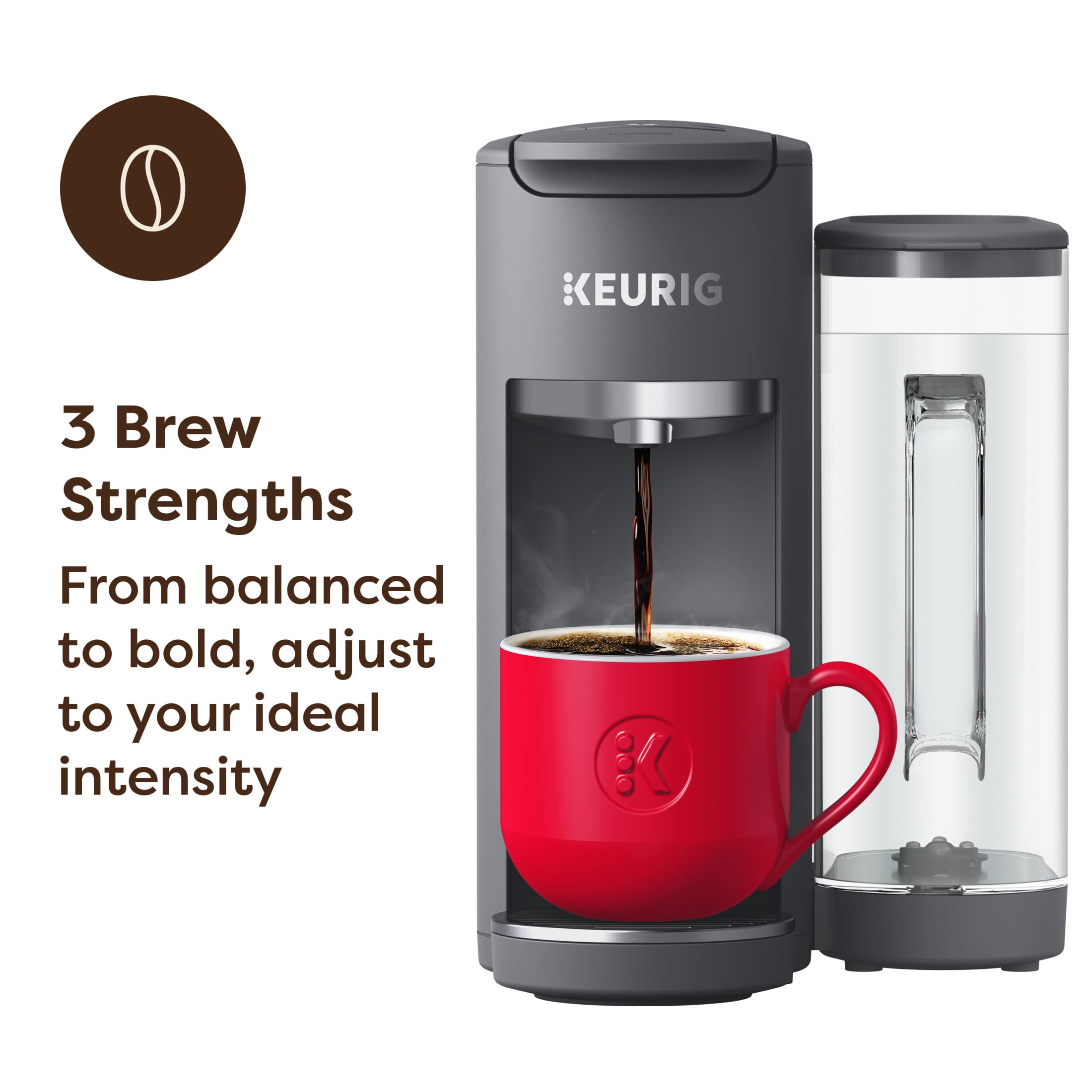 Keurig K-Supreme Gen 2, Single Serve K-Cup Pod Coffee Maker, Gray