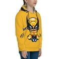 thumbnail image 4 of Wolverine Teen Boys Girls Hoodies 3D Printed Hooded Sweatshirts for Kids Long Sleeve Casual Unisex Pullovers with Pockets, 4 of 8