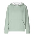 thumbnail image 5 of Diufon Womens Plus Size Hoodies Tops Solid Color Sweatshirts Long Sleeve Pullover Tops with Pockets, 5 of 5