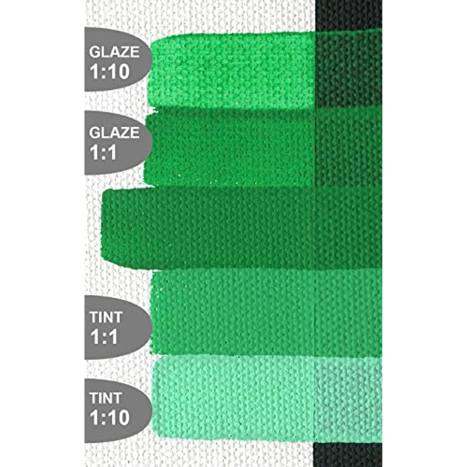Golden SoFlat Matte Acrylic Paint - Permanent Green, 473 ml, Jar