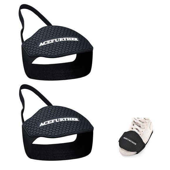 Protector de calzado para moto BoAn, almohadilla para cambio, 2 piezas, negro