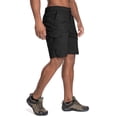 thumbnail image 3 of Pantalones cortos cargo Jessie Kidden Tactical para hombre, color negro, talla 40, 3 of 7