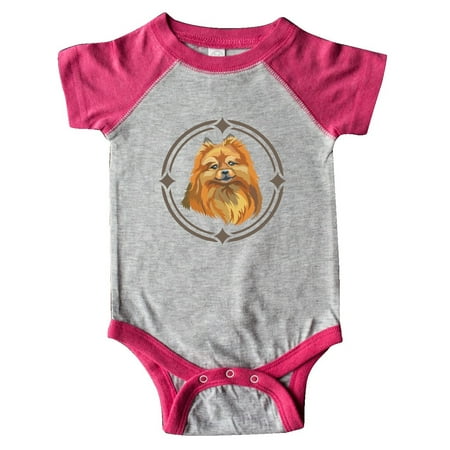 

Inktastic Pomeranian Dog Art Gift Gift Baby Boy or Baby Girl Bodysuit