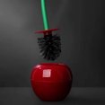 thumbnail image 2 of Yibooy Cherry Shaped Toilet Brush Stains Removal Lavatory Brush (black brush head), 2 of 6