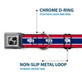 thumbnail image 5 of Buckle-Down Pet Collar, Dog Collar Metal Seatbelt Buckle, Wyoming Flags, 13 to 17 Inches 1.5 Inch Wide, 5 of 8